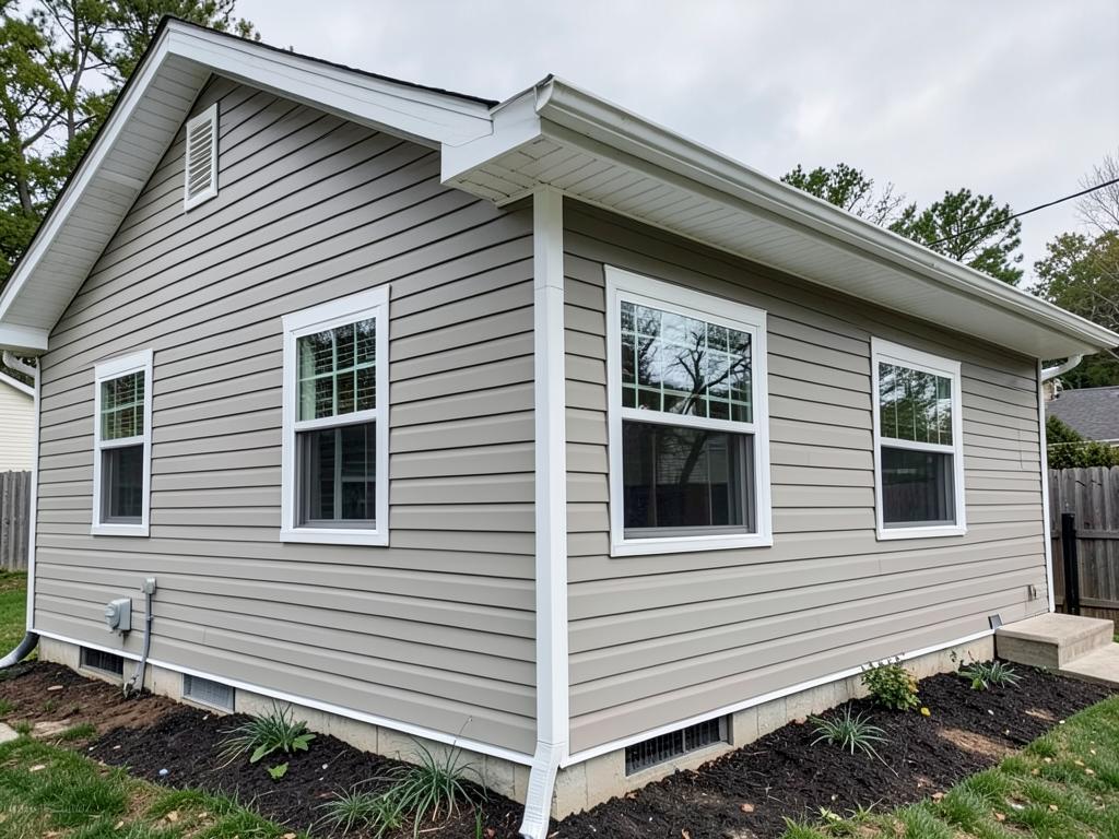 Siding & window replacement — after